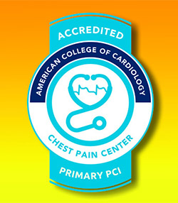 The American College of Cardiology’s Chest Pain Center Accreditation with Primary PCI Award.